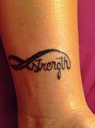 Matching family cancer tattoos this family of four don matching cancer tattoos on their wrists of a pink ribbon and a black arch meeting to make a heart. Wrist Tattoo Cancer Ribbon Tattoos Ribbon Tattoos Tattoos