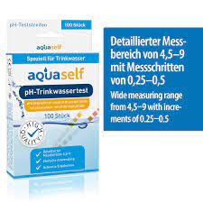 Ph Teststreifen 100 Stuck Fur Trinkwasser Detaillierter Messbereich Von 4 5 9 Einfach Schnell Und Prazise Original Ph Wert Teststreifen Von Aquaself Amazon De Gewerbe Industrie Wissenschaft