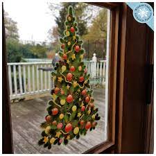 Check spelling or type a new query. Traditional Full Color Christmas Tree Window Cling Window Flakes