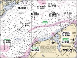 finding fishing areas with charts and chartplotters