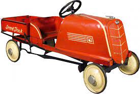 Rare 1930s American National Pedal Dump Truck With Images Pedal Cars
