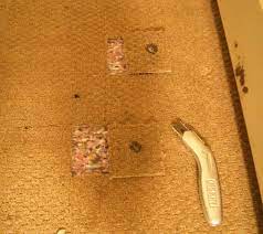 I own a maid and cleaning service and know of no substance that can pull this off. Hookah Coal Burn Calgary Carpet Repair Stretching Services