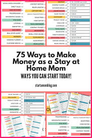 If so, keep reading because in this article i'm going to show you 19 ways how to make money without a job. 75 Real Ways To Make Money As A Stay At Home Mom Hourly Rates In 2021 Start A Mom Blog