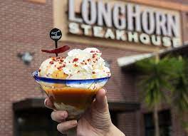 Longhorn's caramel apple goldrush dessert. Longhorn Steakhouses Offer Steak For Dessert