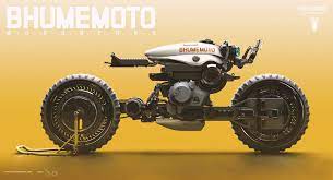 patrick razo nino bhumemoto vineagroon in 2020 concept motorcycles motorcycle design character design