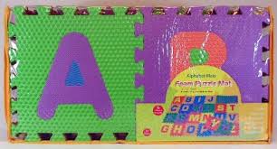 Awoof pet snuffle mat for dogs, interactive feed game for boredom, encourages natural foraging skills for cats dogs bowl travel use, dog treat dispenser indoor outdoor stress relief: Alphabet Mats Foam Interlocking Puzzle Mat Buy Online In Canada At Canada Desertcart Com Productid 13273351