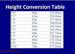 10 feet to cm = 304.8 cm ›› Height Chart In Inches Unique Height Conversion Centimeters To Feet And Inches The Cover Letter Example Powerpoint Chart Templates Cover Letter Sample