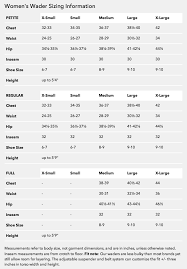 77 Proper Drake Waders Size Chart