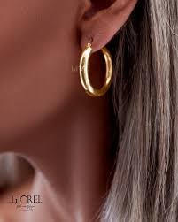 10 مدل گوشواره حلقه‌ای طلا **محبوب‌ترین های 2025** - گالری طلا ارل | Orel  Gold Gallery