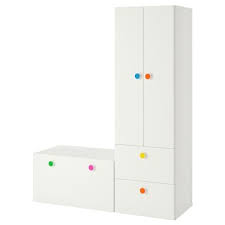 Stuva Fritids Wardrobe With Storage Bench White White 59x19 5 8x75 5 8 150x50x192 Cm Ikea Stuva Ikea Plastic Shelves