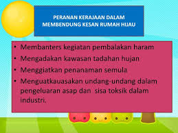 Untuk masyarakat yang tinggal di daerah tidak akan terlalu. Kesan Rumah Hijau