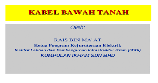 Melakukan terminasi jaringan kabel pada perangkat terminal meliputi rangka pembagi utama (rpu), rumah kabel (rk/dp), kotak pembagi terminal blok (1 x 2) serta roset. Kabel Bawah Tanah Ppt Powerpoint