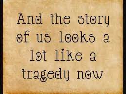 Taylor Swift Story Of Us Lyrics Youtube