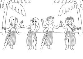 Bailarinas Hawaianas Dibujo Para Colorear E Imprimir Ver mas ideas sobre dibujos para ninos, dibujos, ninos. bailarinas hawaianas dibujo para