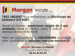 Interim Cdd Cdi Emploi Morganservices Lafleche Sarthe Electricien Batiment N2p1 Lockscreen Lockscreen Screenshot