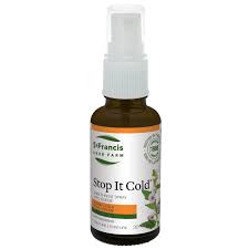 A cough can be due to a simple cold or allergies. Stop It Cold Throat Spray St Francis Herb Farm