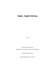 On an island off the coast of okinawa, two young. Kratochvil Et Al 2014 Sawila English Dictionary Frantisek Kratochvil Academia Edu
