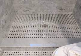We use this sealer on all the marble in our house and tackle it all at once to make sure it's all protected. Spotting On Marble Shower Floor Ceramic Tile Advice Forums John Bridge Ceramic Tile