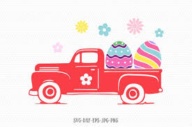 Este logotipo é compatível com eps, ai, psd e formatos adobe pdf. Easter Vintage Old Truck Svg Easter Svg 218545 Svgs Design Bundles
