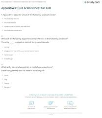 34 Appositive Practice Worksheet Answers Worksheet Resource Plans