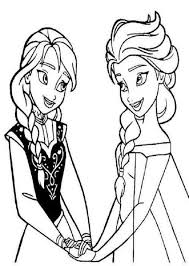 Elsa Y Ana Colorear
