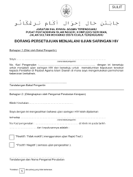 Eli̇sa testleri makro ve mikro eli̇sa test yöntemleri ile yapılabilmektedir. Borang Persetujuan Menjalani Ujian Saringan Hiv