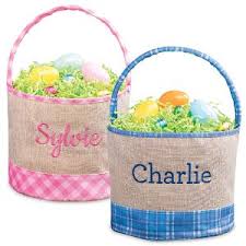 Whether you're putting together easter treats for baby's first easter, or need goodies and gift ideas for mom this holiday. Personalized Easter Baskets For Kids Lillian Vernon