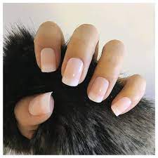 If they're applied properly with good quality products, they will make your nails look strong, healthy and the acrylic nails can cause mild infections if not applied properly, leading to damage to the natural nail bed. Amazon Com Drecode 24pcs Fake Nails Full Cover Short French Nails Natural Acrylic Nails Art Tips Sets Simple Daily Date Party Press On Nails For Women And Girls Beauty