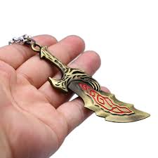 Kratos is informed by freya (a fellow god that's been assisting the duo) that the enemies that occupy hel are far too cold to be affected by the leviathan axe. New Fashion Game God Of War Kratos Blades Of Chaos Athena Weapon Metal Sword Pendent Necklace Wish