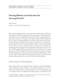 The office of nursing services provides leadership, guidance, and strategic direction on all issues relating to nursing practice and nursing workforce across the continuum of care. Nursing History1