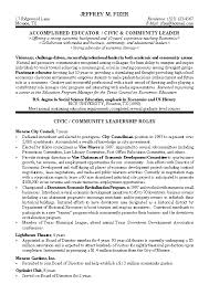1 page cv format bd. Civic Leader Political Resume Example