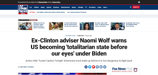 Mit scharfblick und exzellenten historischen analysen beschreibt naomi wolf zehn schritte. Linke Feministin Naomi Wolf Sieht Gefahr Eines Totalitaren Staates Corona Und Biden