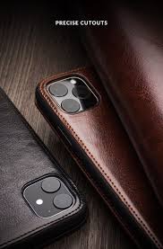 Classic Leather Wallet Case For Iphone 11 11 Pro 11 Pro Max Qialino Leather Wallet Wallet Case Luxury Iphone Cases