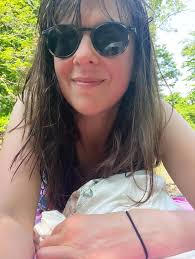 I got a weird tan today! But my garden is finally (almost?) set up, and the  reward? An ice cold seltzer and a dunk in the river. Little victories.  Coming up: 6/21