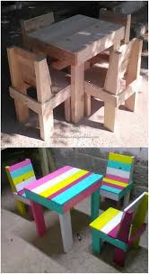 Setting Your House With Some Wood Pallet Kids Furniture Creation Is Another One Of The Comfortable Option In Thi Pallet Furniture Kids Wood Pallets Pallet Kids