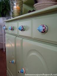 Paint corners and details with a brush first. Painting Furniture A China Hutch Transformation Between Naps On The Porch
