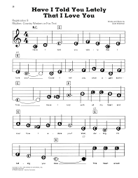 As recorded by gene autry, 1st november 1945: Bing Crosby And The Andrews Sisters Have I Told You Lately That I Love You Sheet Music Download Pdf Score 430592
