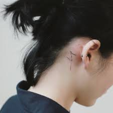 Script Tattoo Neck Tattoos Women Neck Tattoo Back Of Neck Tattoo