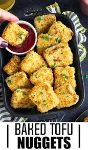 Baked Tofu Nuggets Recette Recettes De Cuisine Cuisine Vegetarienne Recette Tofu