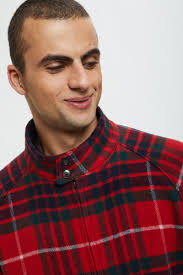 Baracuta G9 Double in lana Fraser tartan