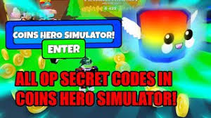 Claim your spins package by filling out the form below: New Secret Op Codes In Coins Hero Simulator