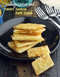Cabbage Carrot And Paneer Samosa Patti Snack Recipe Quick Snacks Recipes Indian Recipe Quick Recipes Snacks Snack Recipes Quick Snacks