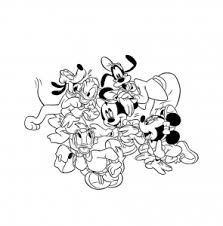 Minnie and daisy eating ice cream new pdf link. Mickey And His Friends Free Printable Coloring Pages For Kids