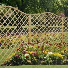 Trellis panels not only enhance any outdoor environment but also offer additional privacy and security solutions to your home and garden, or use. Forest 6 X 6 1 8m X 1 8m Hanbury Pressure Treated Decorative Garden Trellis Screen Europa Hamburg Garden Trellis Garden Trellis Fence Lattice Fence