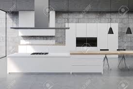 Grey hardwood floors best of amazing white and grey kitchen apartamentoselgoleto stock of 26 unique grey. Concrete Kitchen Interior With A Concrete Floor White Cabinets Stock Photo Picture And Royalty Free Image Image 89904407