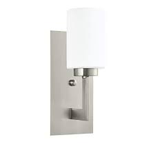 Does one work better in bathrooms? Brio Wall Sconce Light Fixture Brushed Nickel Bathroom Wall Fixtures Ll Wl151 Bn Buy Online In Antigua And Barbuda At Antigua Desertcart Com Productid 24359178