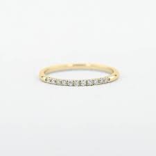 Yellow Gold Diamond Wedding Band Thin Diamond Wedding Ring Etsy Yellow Gold Diamond Wedding Band Diamond Wedding Bands Eternity Band Diamond