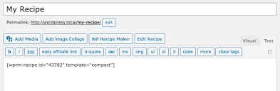 Using A Different Template For A Recipe Bootstrapped Ventures Knowledge Base