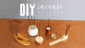 See How I Diy Ed Five Different Incense Holders From Items I Found Around My Home Diy Incense Holder Incense Holders Diy Holder