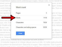 Use this feature for long documents, like novels or screenplays. How To Get A Word Count For A Document In Google Docs Solve Your Tech